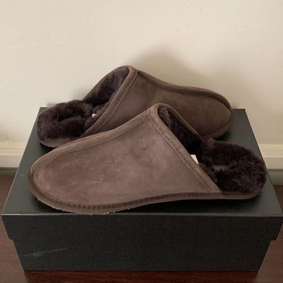 Australia luxe Collective soft genuine shearling scuff sleeper size M, new - Picture 9 of 12